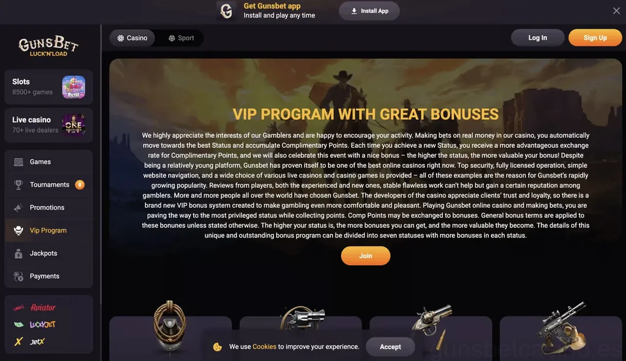 Gunsbet Casino Casino